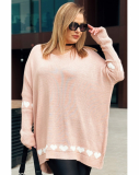 Predĺžený oversize sveter pre moletky Karita